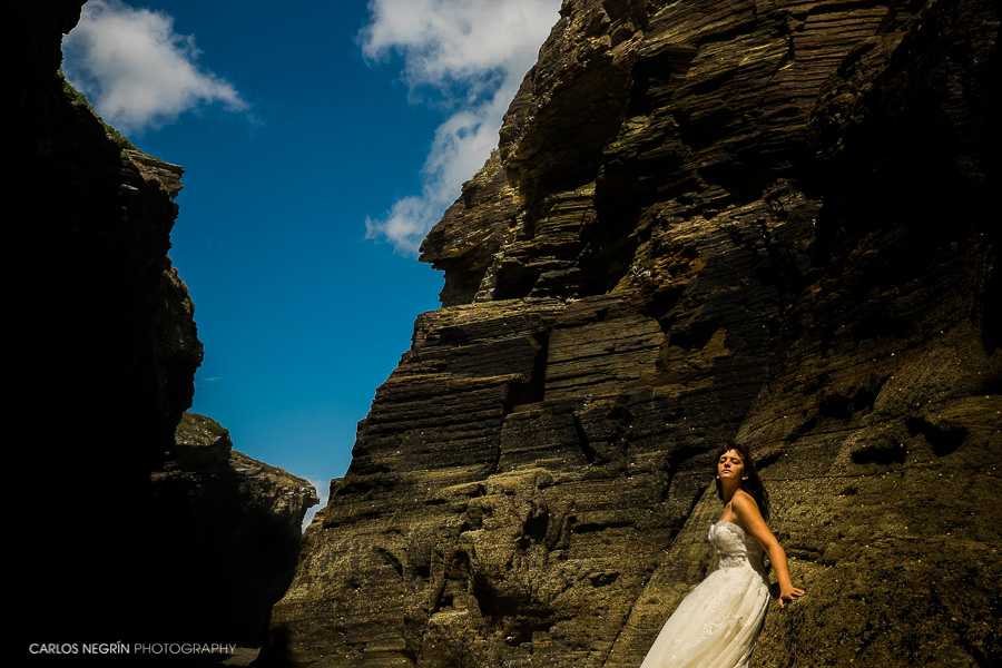 N+H Reportaje de post boda en Praia de Augas Santas, fotógrafo de bodas documentales en A Coruña. Carlos Negrín Photography 