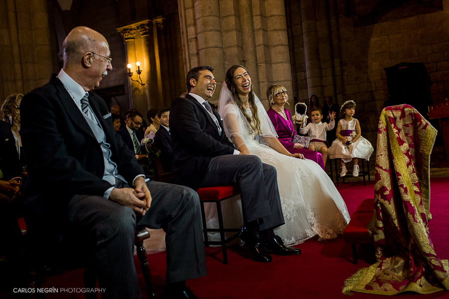 Fotógrafo en Lugo, Bodas en la Catedral de Santa María, Carlos Negrín Photography, J+C