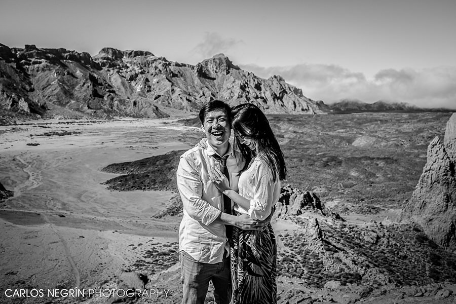 preboda en el Teide