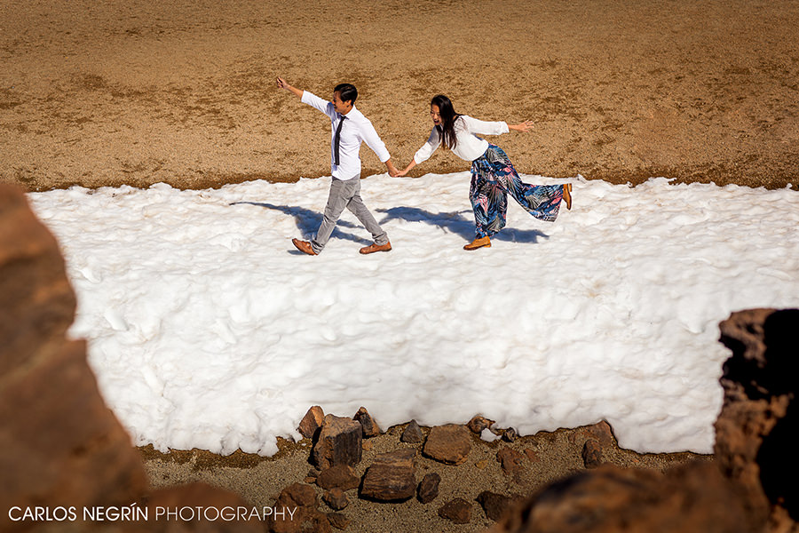 A beautiful Winter engagement session in Tenerife